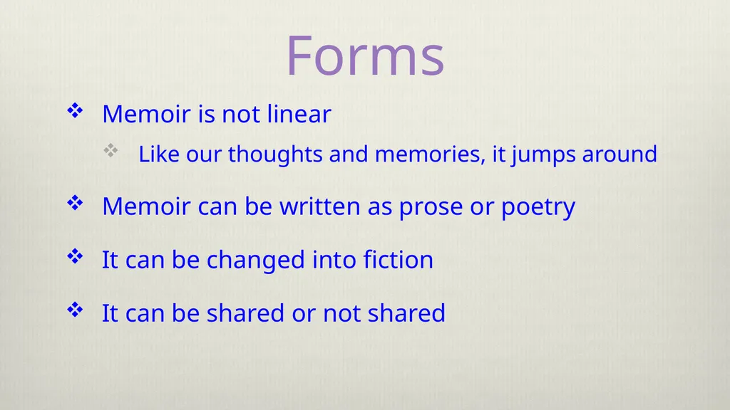 Keeping Memory Alive Through Writing “Whatever - slide 6 of 7