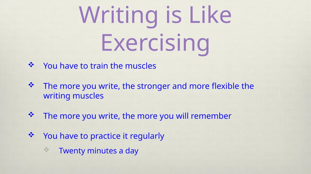 Keeping Memory Alive Through Writing “Whatever - slide 7 of 7