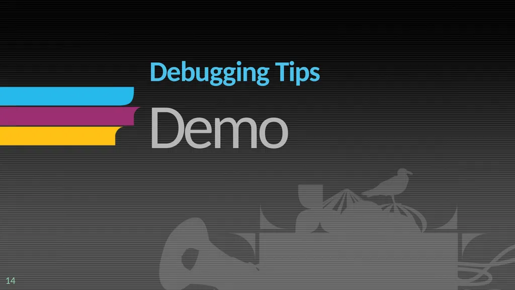 Visual Studio 2008 IDE Tips and Tricks Sara Ford - slide 14 of 21