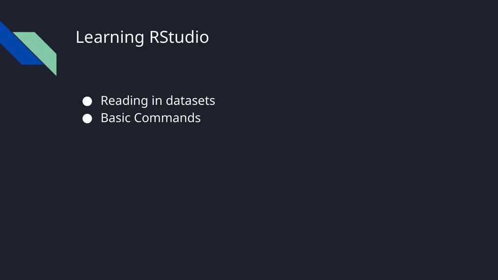 Implementing R in your Intro Statistics Course - slide 6 of 9