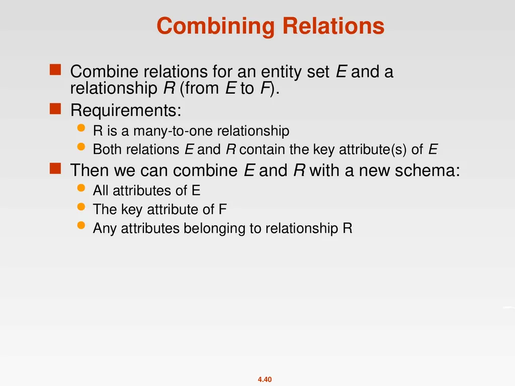 High-Level Database Models Spring 2011 Instructor: - slide 40 of 52