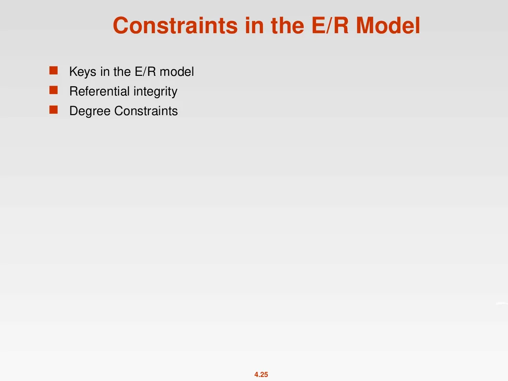 High-Level Database Models Spring 2011 Instructor: - slide 25 of 52