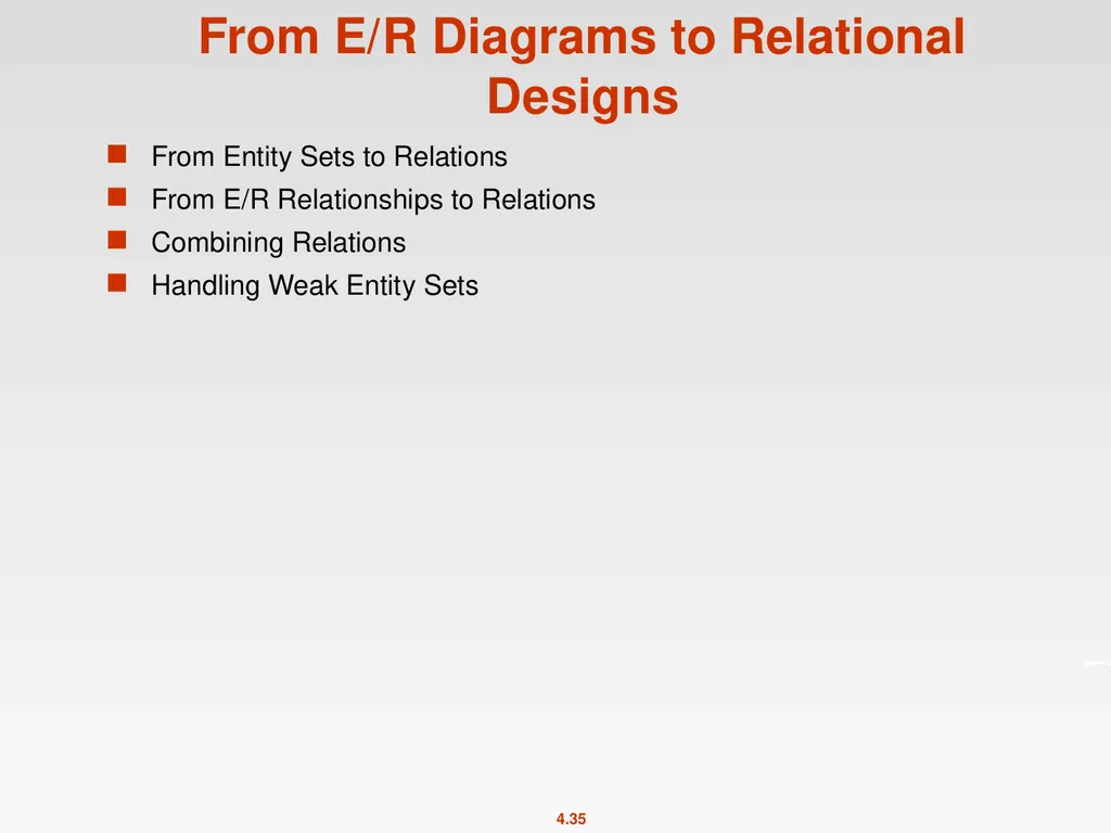 High-Level Database Models Spring 2011 Instructor: - slide 35 of 52