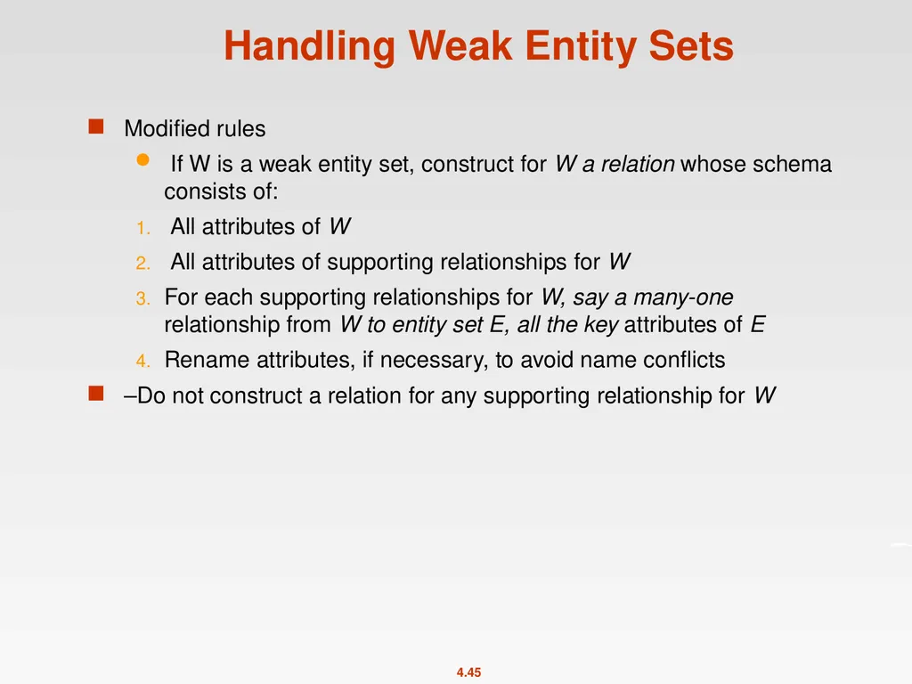 High-Level Database Models Spring 2011 Instructor: - slide 45 of 52