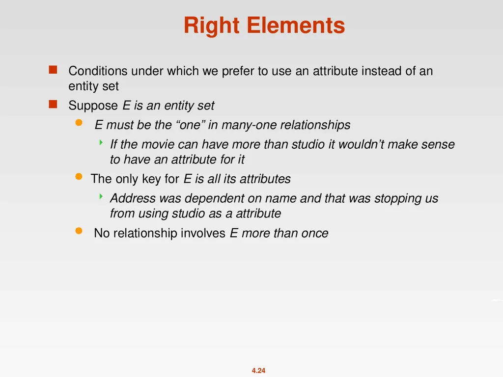 High-Level Database Models Spring 2011 Instructor: - slide 24 of 52
