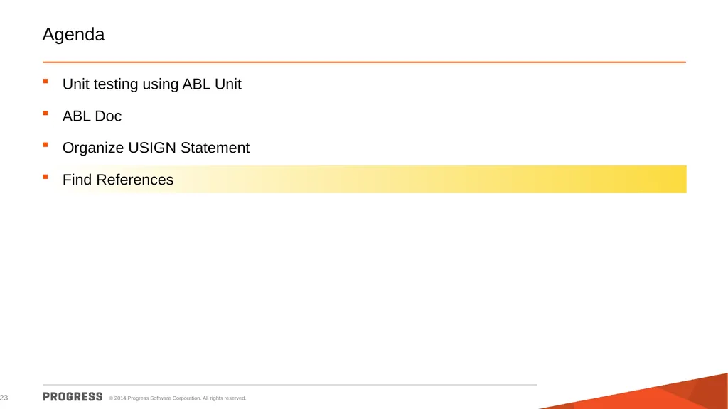 Progress Developer Studio Suresh Inavolu Principal - slide 23 of 28