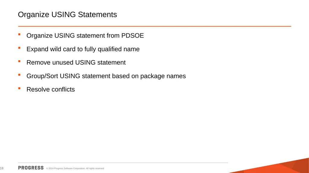 Progress Developer Studio Suresh Inavolu Principal - slide 18 of 28