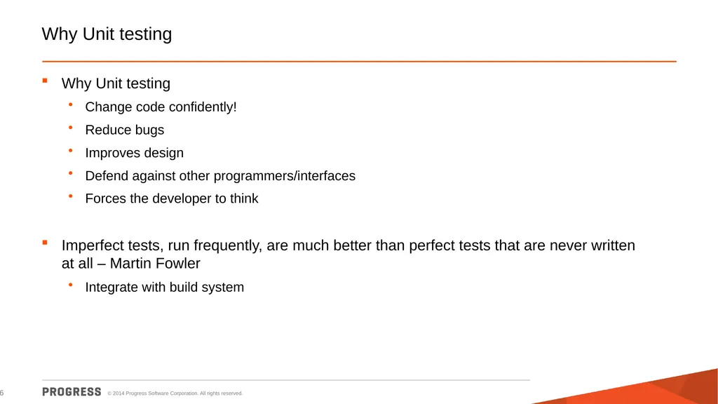 Progress Developer Studio Suresh Inavolu Principal - slide 6 of 28