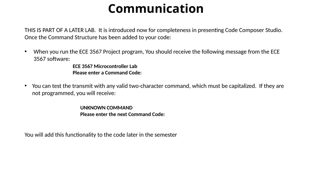 ECE 3567 Microcontrollers Lab Autumn 2019 Dr. - slide 25 of 29