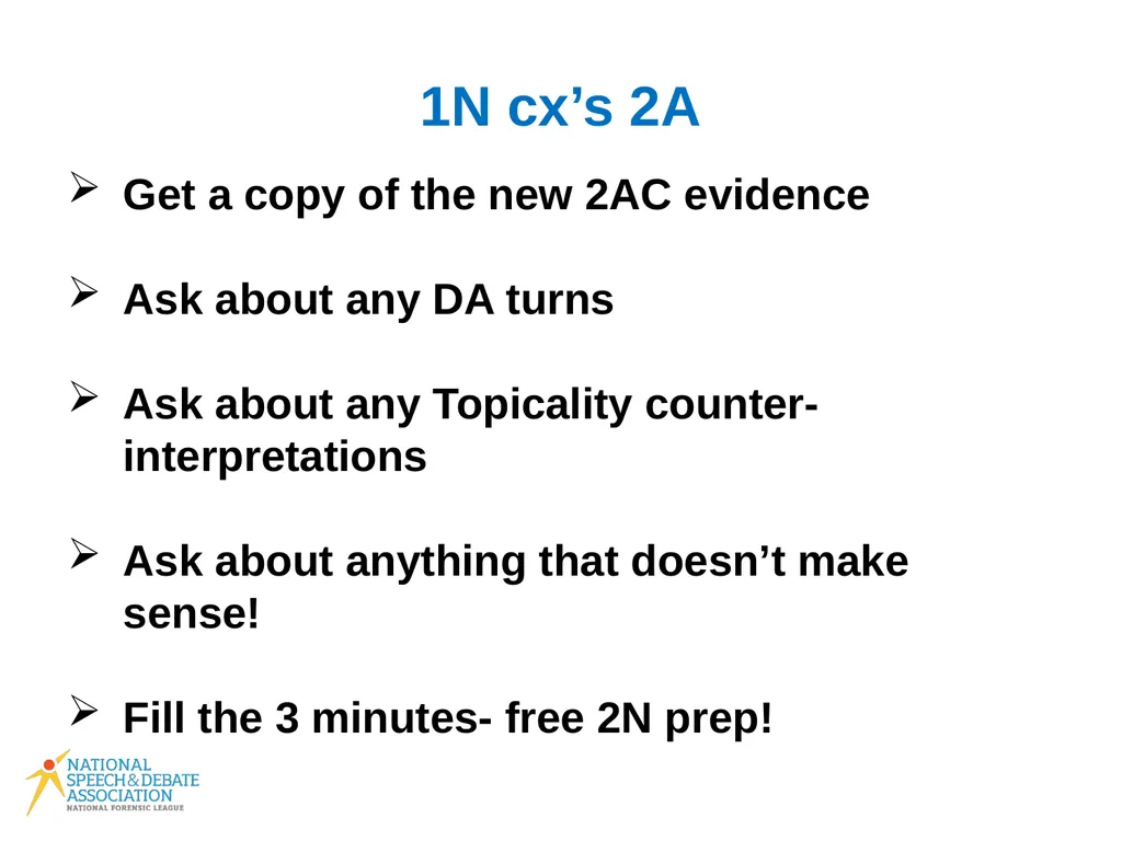 Policy Debate Speaker Duties What Do I Do in My - slide 8 of 34