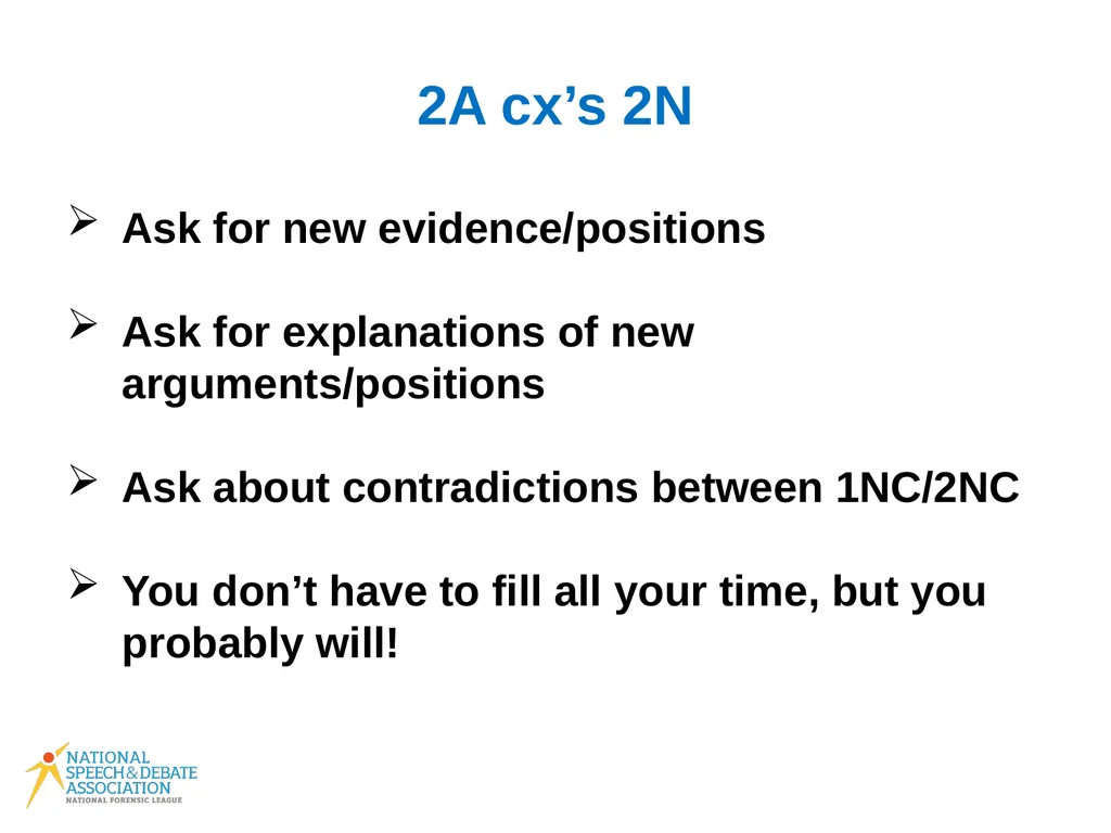 Policy Debate Speaker Duties What Do I Do in My - slide 13 of 34