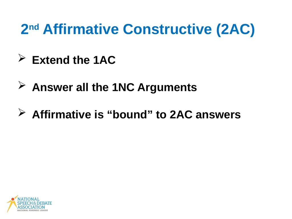 Policy Debate Speaker Duties What Do I Do in My - slide 7 of 34