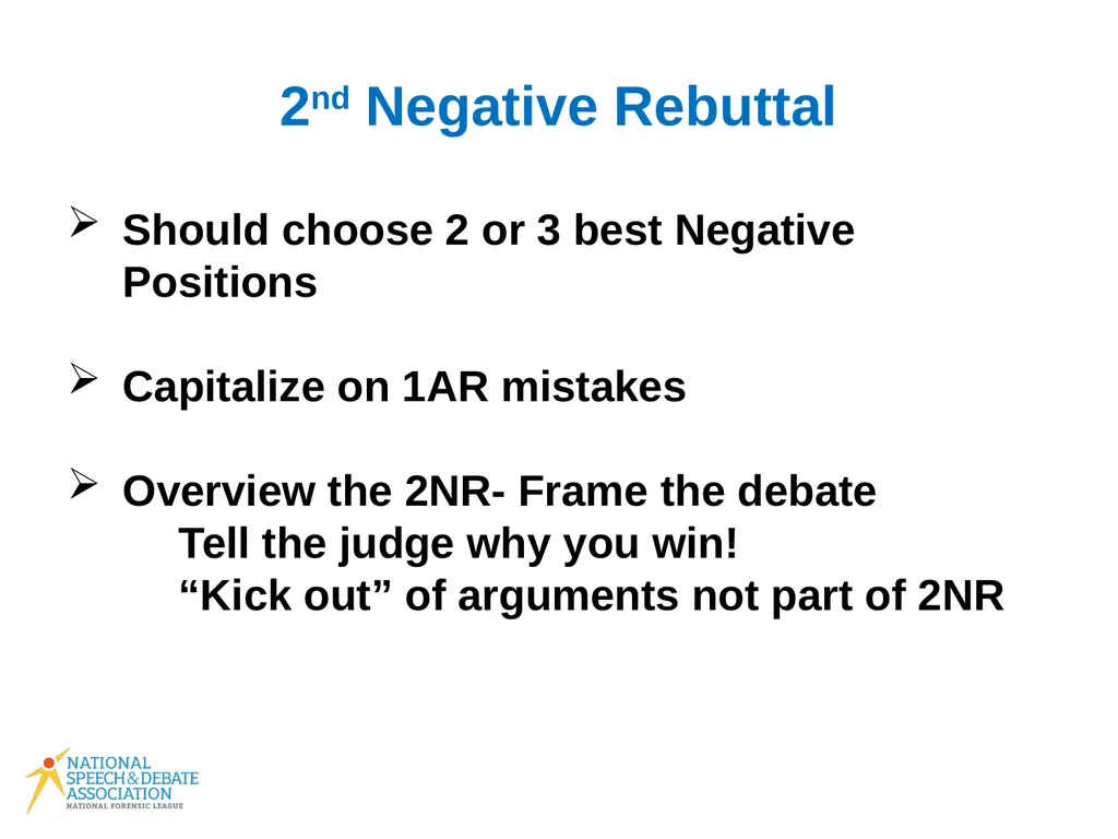 Policy Debate Speaker Duties What Do I Do in My - slide 16 of 34