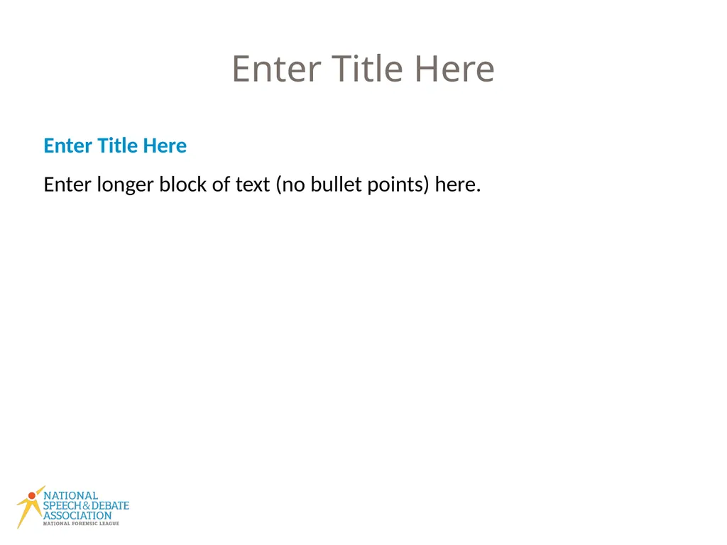 Policy Debate Speaker Duties What Do I Do in My - slide 31 of 34