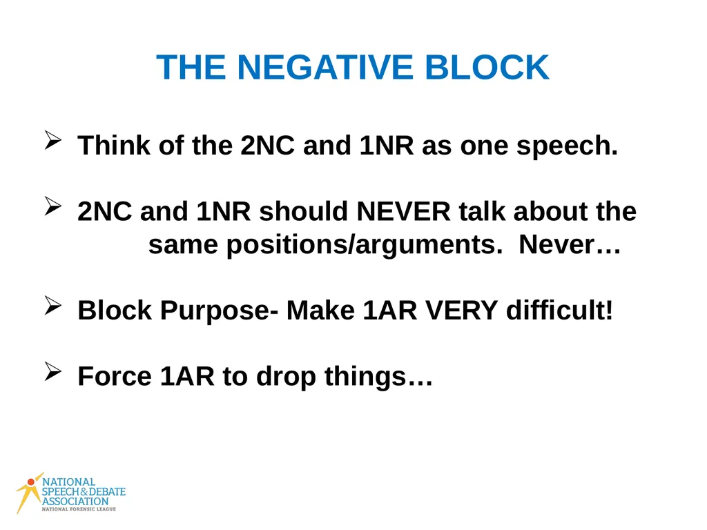 Policy Debate Speaker Duties What Do I Do in My - slide 9 of 34