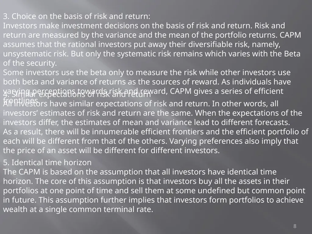 Portfolio Management Prof Anil K kothari 1 - slide 8 of 74