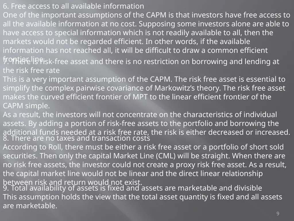 Portfolio Management Prof Anil K kothari 1 - slide 9 of 74