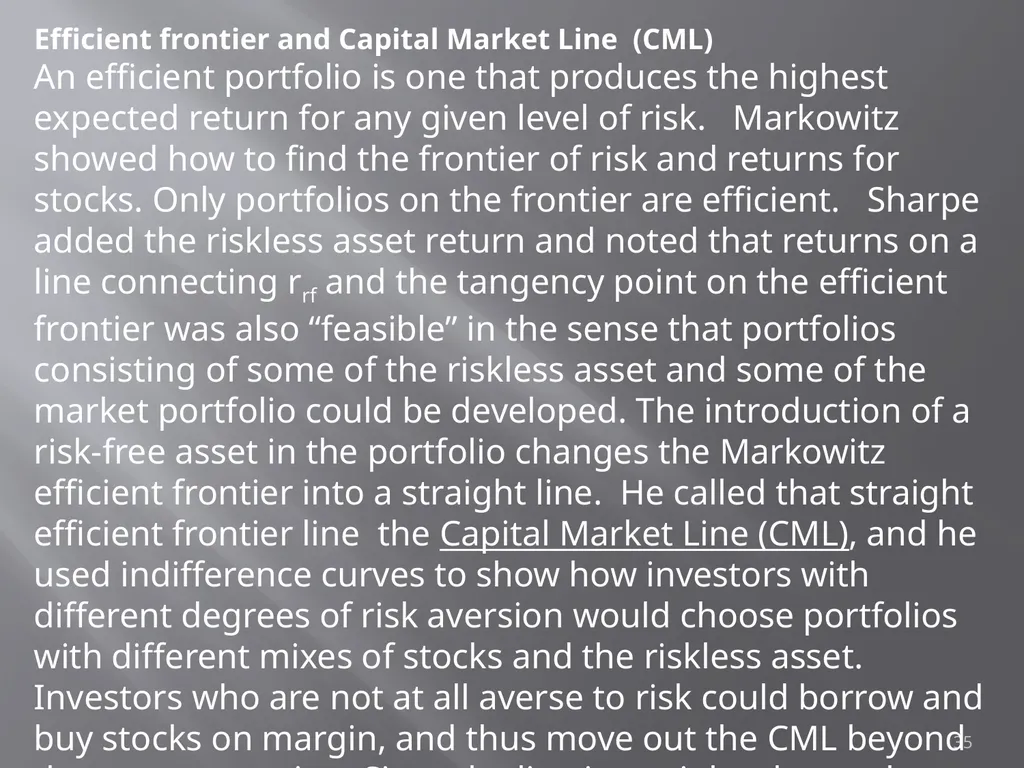 Portfolio Management Prof Anil K kothari 1 - slide 35 of 74