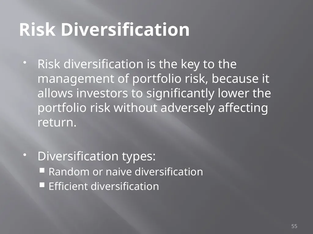 Portfolio Management Prof Anil K kothari 1 - slide 55 of 74