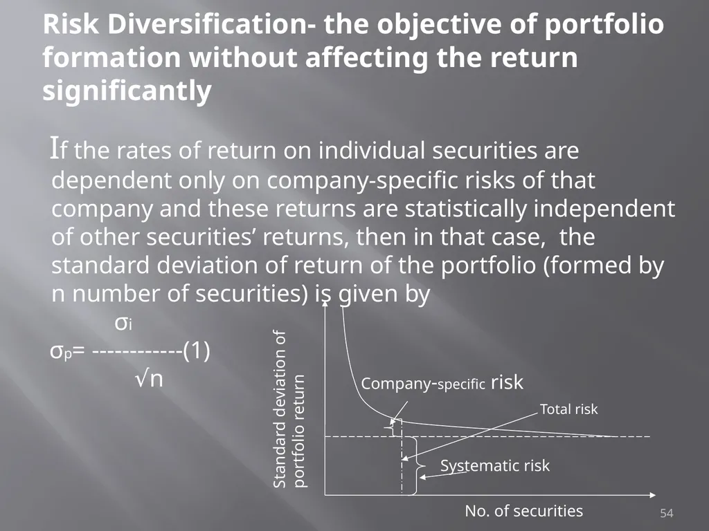 Portfolio Management Prof Anil K kothari 1 - slide 54 of 74