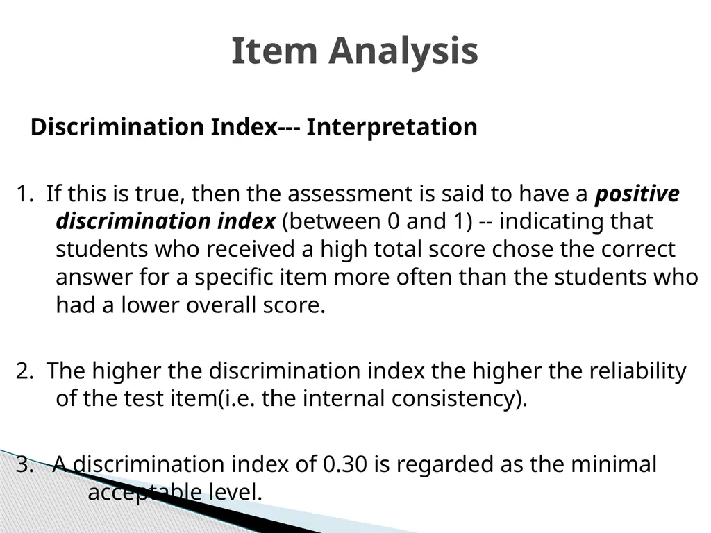 ITEM ANALYSIS By Dr. Arthur Joseph At the end of - slide 17 of 20