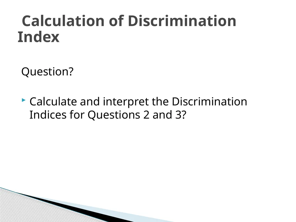 ITEM ANALYSIS By Dr. Arthur Joseph At the end of - slide 14 of 20