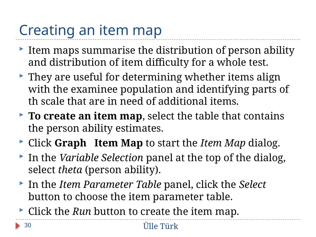 To IRT or not to IRT: how to decide STANAG - slide 30 of 38