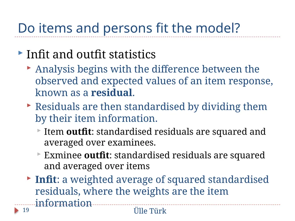 To IRT or not to IRT: how to decide STANAG - slide 19 of 38