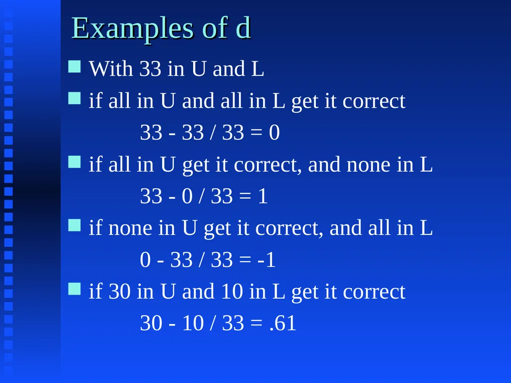 Item Analysis What makes a question good??? Answer - slide 13 of 16