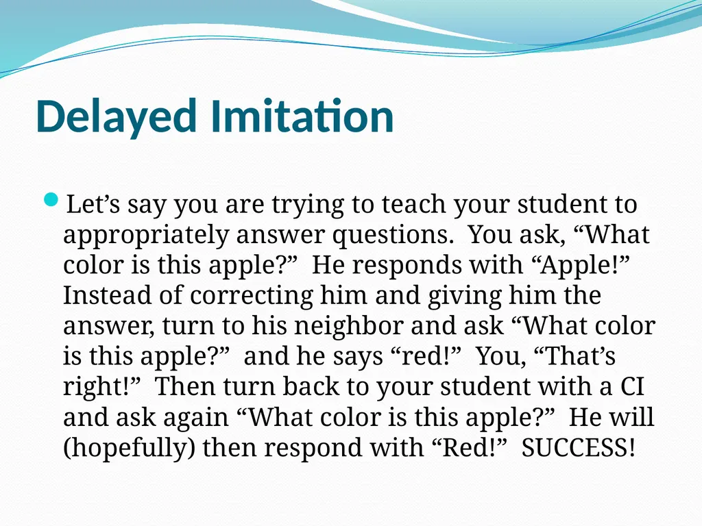 Auditory-Verbal Therapy Shelley Chesney, M.S., - slide 49 of 53