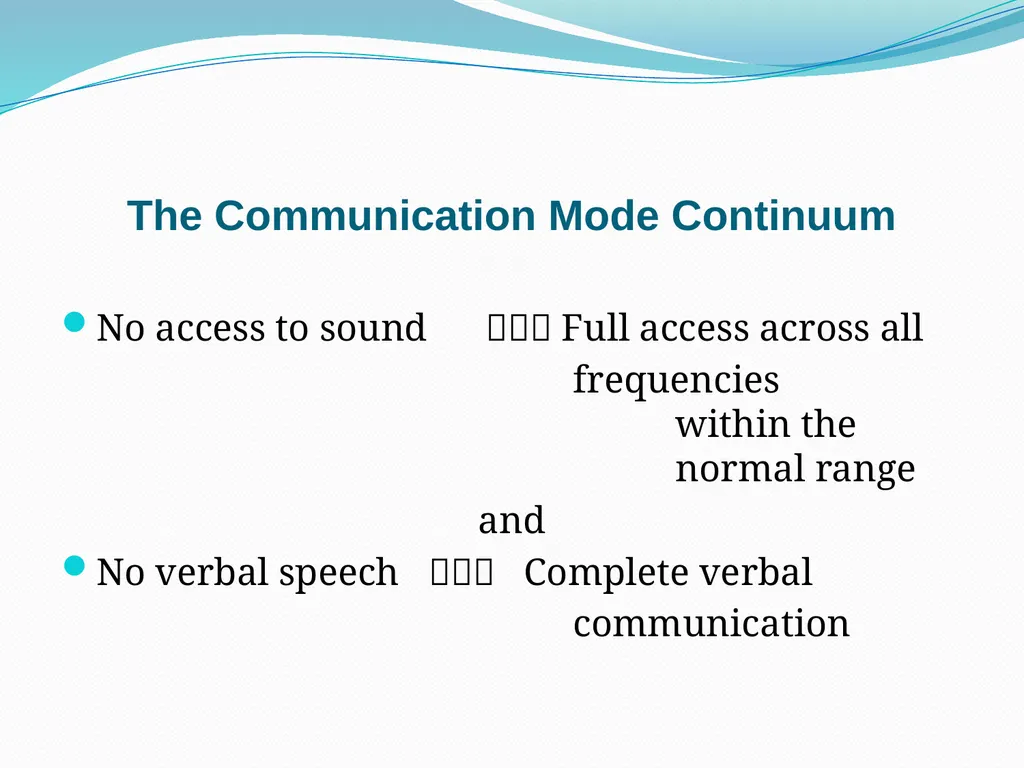 Auditory-Verbal Therapy Shelley Chesney, M.S., - slide 4 of 53