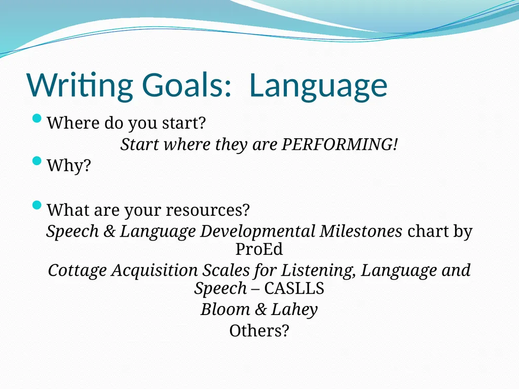 Auditory-Verbal Therapy Shelley Chesney, M.S., - slide 26 of 53