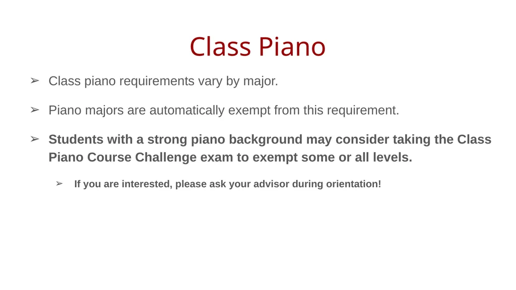 Welcome! Orientation 2024 Majors BMUS - Music - slide 9 of 15