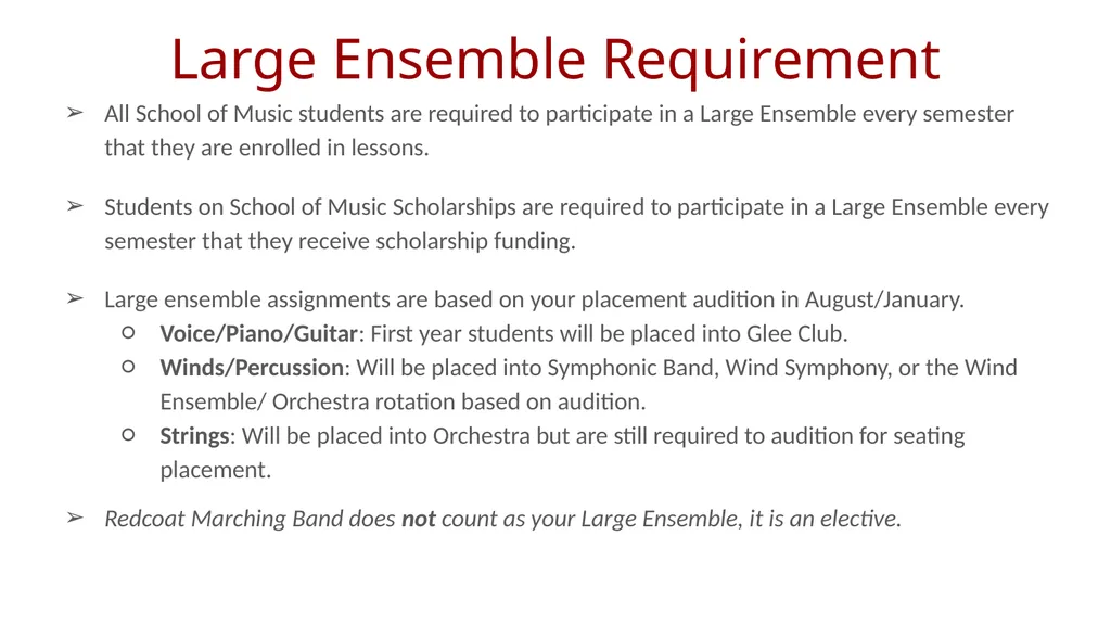 Welcome! Orientation 2024 Majors BMUS - Music - slide 7 of 15