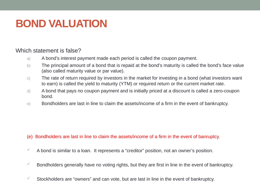 Finance ETS Review Updated Fall 2014 TIME VALUE OF - slide 14 of 74