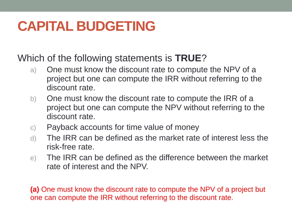 Finance ETS Review Updated Fall 2014 TIME VALUE OF - slide 39 of 74