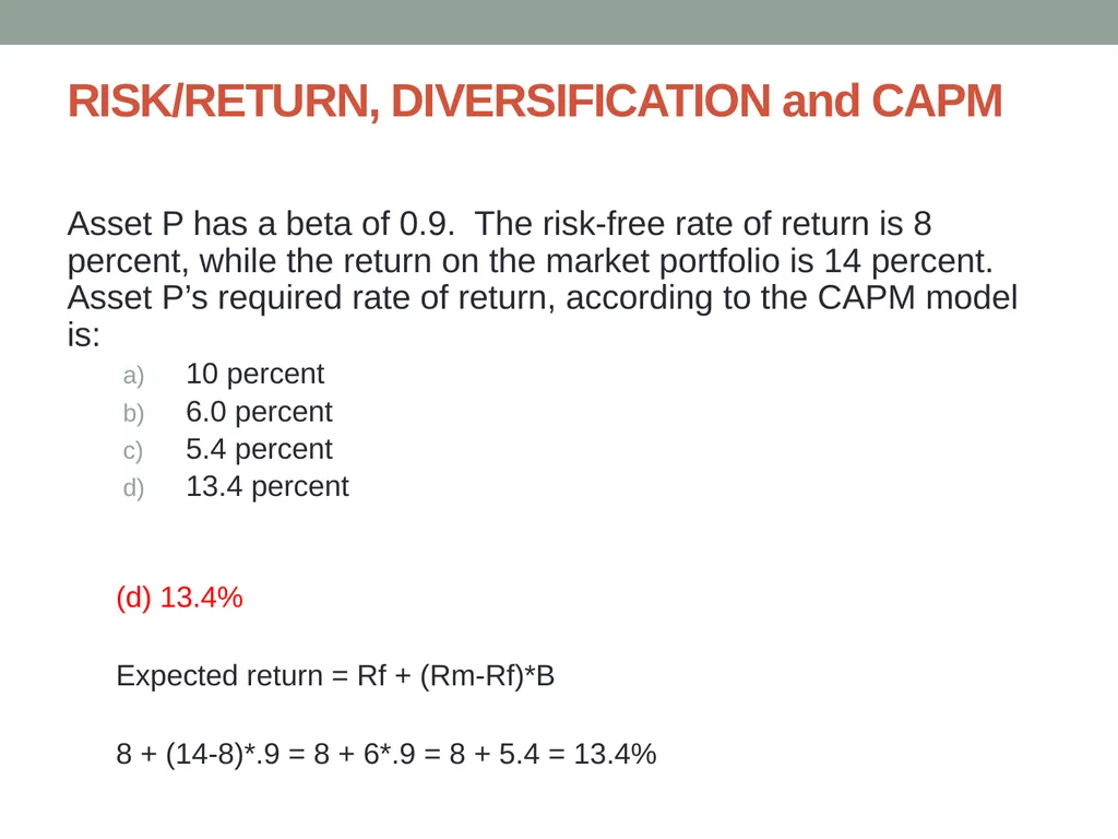 Finance ETS Review Updated Fall 2014 TIME VALUE OF - slide 26 of 74