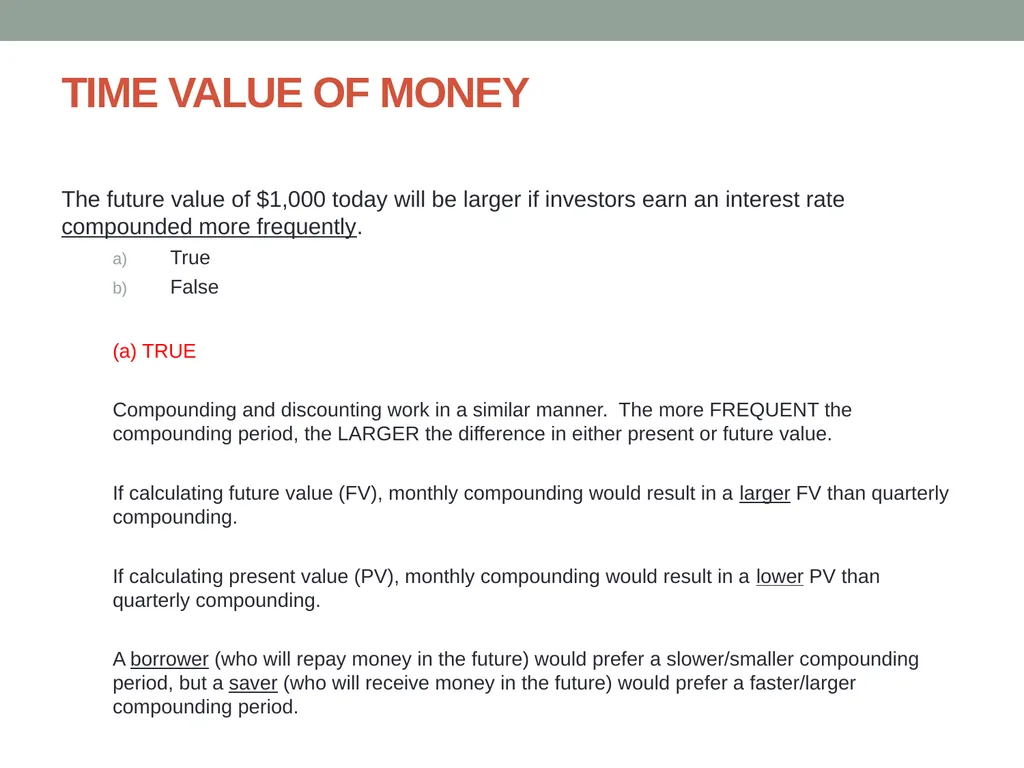 Finance ETS Review Updated Fall 2014 TIME VALUE OF - slide 4 of 74