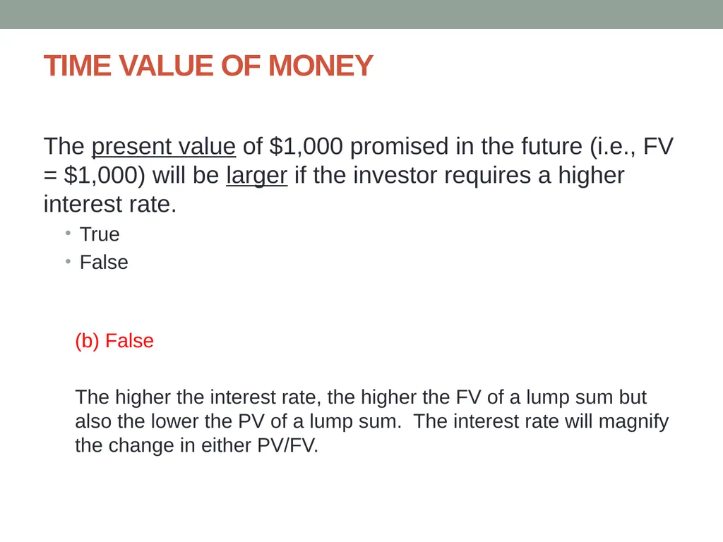 Finance ETS Review Updated Fall 2014 TIME VALUE OF - slide 5 of 74
