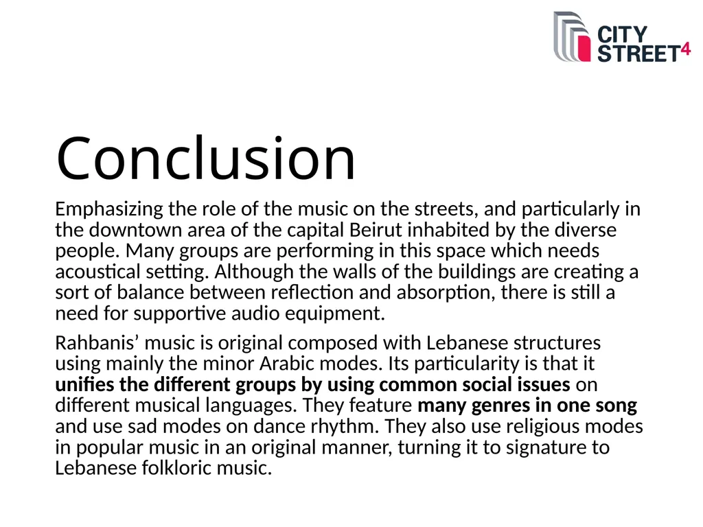 STREETS FOR 2030 PROPOSING STREETS FOR INTEGRATED - slide 11 of 11