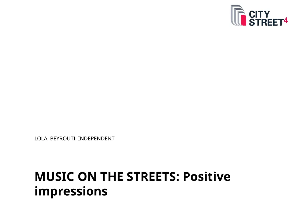 STREETS FOR 2030 PROPOSING STREETS FOR INTEGRATED - slide 2 of 11