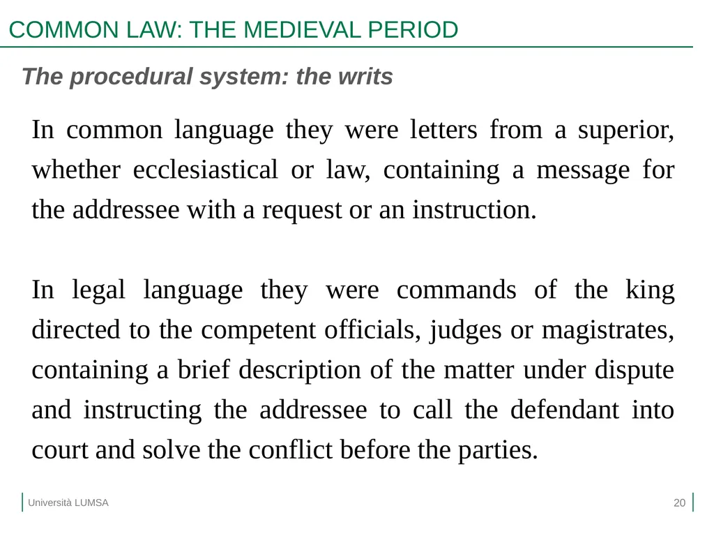 Comparative Law Prof.ssa Letizia Coppo A.A. - slide 20 of 25