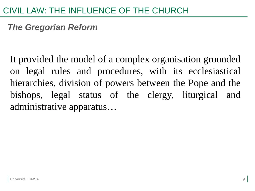 Comparative Law Prof.ssa Letizia Coppo A.A. - slide 9 of 25