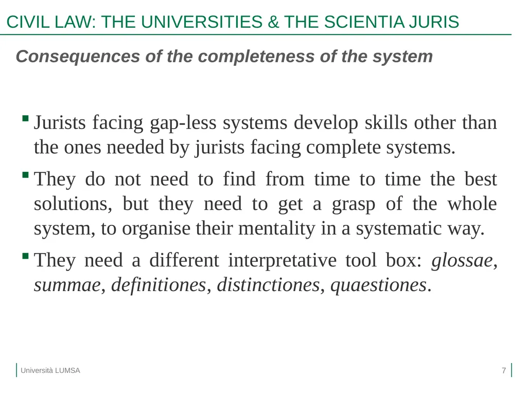Comparative Law Prof.ssa Letizia Coppo A.A. - slide 7 of 25