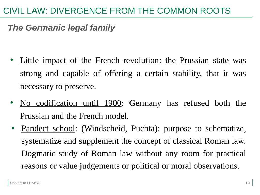 Comparative Law Prof.ssa Letizia Coppo A.A. - slide 13 of 25