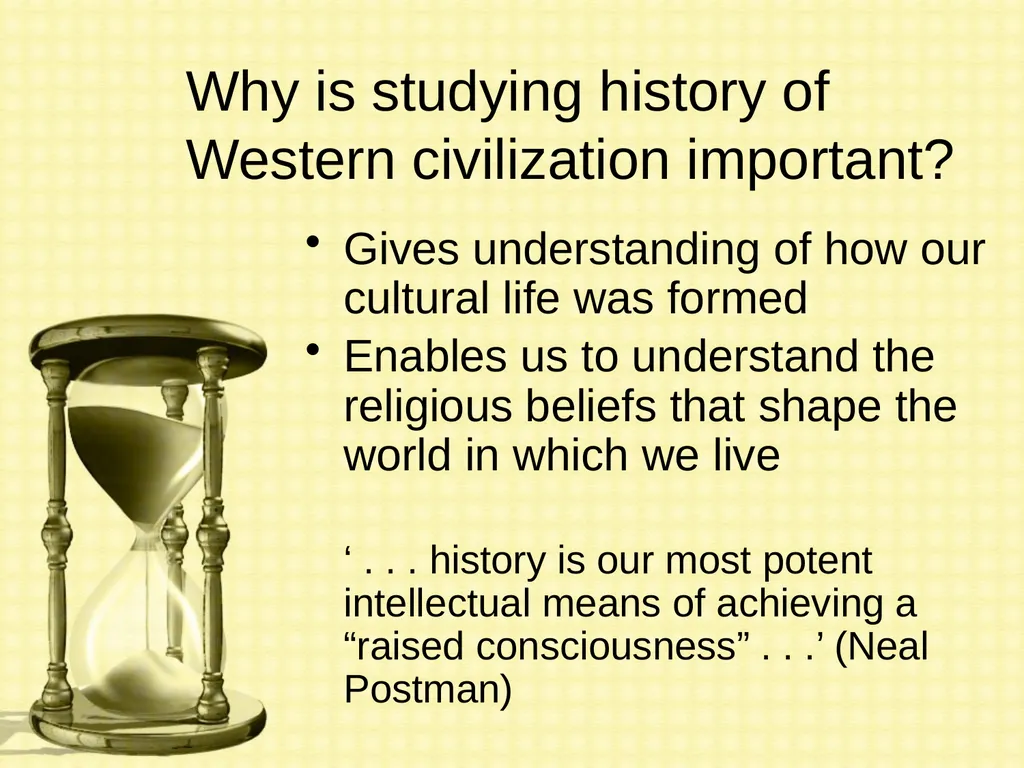 Recovering the History of Western Civilization in - slide 5 of 34