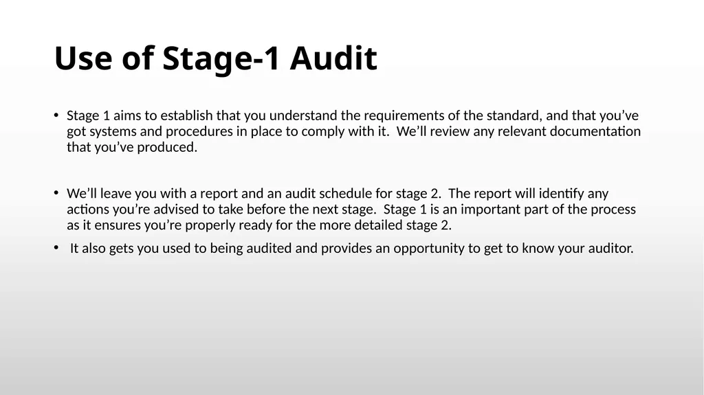 How to conduct Effective Stage-1 Audit Training - slide 3 of 21