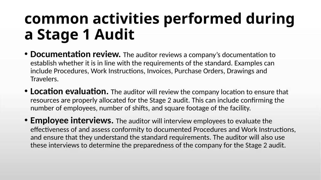 How to conduct Effective Stage-1 Audit Training - slide 4 of 21