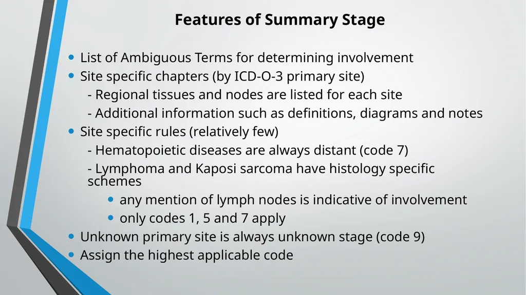 Directly Coded Summary Stage Nicole Catlett, CTR - slide 11 of 41