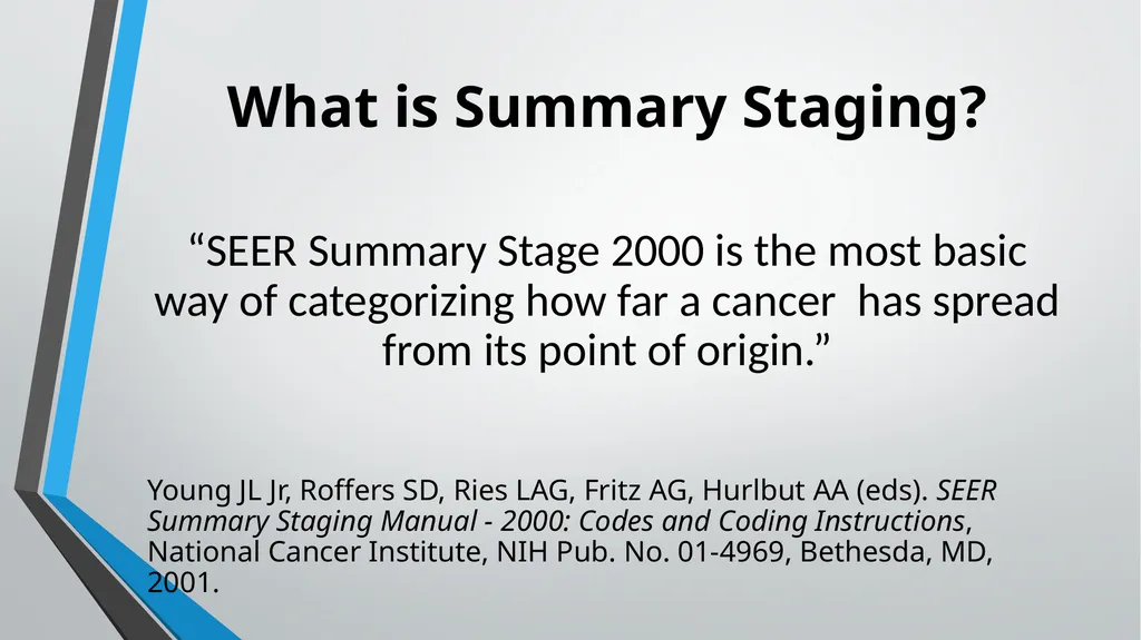Directly Coded Summary Stage Nicole Catlett, CTR - slide 5 of 41